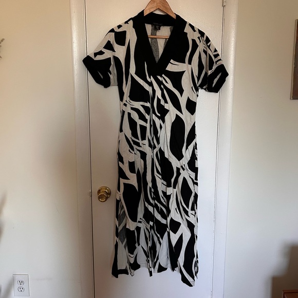 Linen blend Rachel Zoe midi dress - Picture 1 of 2